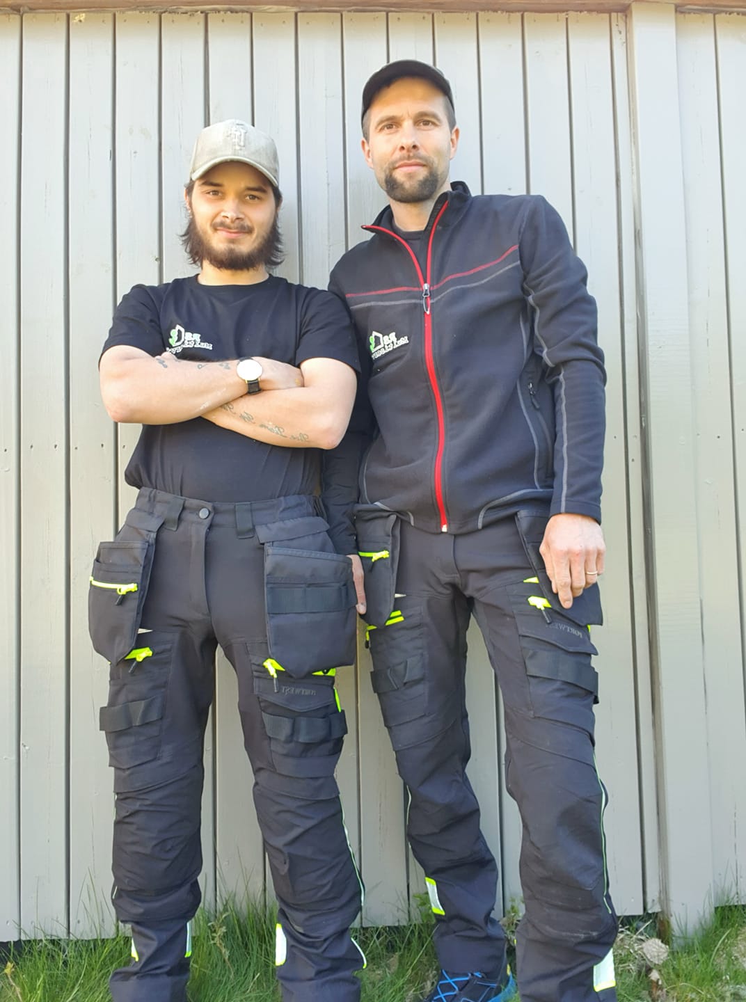To ansatte fra RS Bygg & Maskin AS teamet